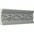 thumbnail image 2 of Ekena Millwork 3 1/8"H x 3/4"P x 94 1/2"L, (3 7/8" Repeat), Large Federal Chair Rail (8-Pack), 2 of 6
