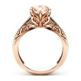 thumbnail image 3 of Impressive Morganite Rose Gold Engagement Ring, 3 of 3