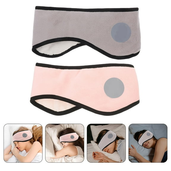 DEEPCRAFF 2-Pack Plush Soundproof Sleep Ear Muffs for Noise Reduction and Comfortable All-Night Wear