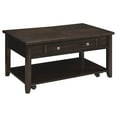 thumbnail image 4 of Coaster Bradford 3-piece Lift Top Coffee and End Table Set Walnut, 4 of 7
