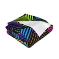 thumbnail image 3 of XMXT Throw Blanket, Multicolor Skull Print Machine Washable Blankets for Sofa, 40 x 30 inches, 3 of 9