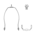 thumbnail image 4 of Uxcell 6.5 Inch Lamp Harp Kit with Finial Lamp Shade Holder Chrome, 1 Set, 4 of 6