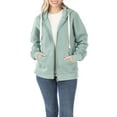 thumbnail image 2 of Womens Zipper Hoodie Sweat Jacket, 2 of 9