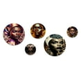 thumbnail image 2 of Designart "Avant-Garde Elegant African Woman IX" African American Woman Metal Wall Art Set of 5 Piece, 2 of 5