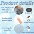 thumbnail image 4 of Breathable Earrings Support Pads, Earring Lobe Support Patches Ear Patches Heavy Earrings Stabilizers Large Earring Patches Stickers Transparent Earring Pierced Protectors Backs, 4 of 8
