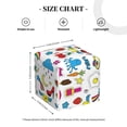 thumbnail image 4 of Kdxio Summer Print Tissue Box Cover,Square Decorative PU Leather Facial Paper Case Organizer Holder Dispenser for Bathroom,Night Stands,Desk,Car 5.2''X5.2''X5.2'', 4 of 8