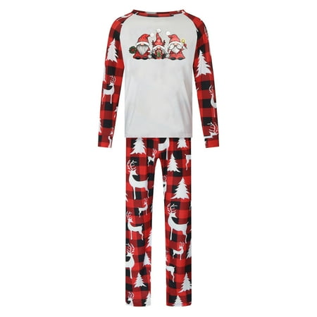 

Daqian Family Matching Pajamas Women s Fashion Autumn Winter Stripes Lantern Sleeve Long Sleeve Cardigan Sweater Coat Tops Family Christmas Pajamas Clearance Red 12(XXL)