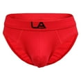 thumbnail image 3 of Sngxgn Stretch Mens Boxer Briefs Mens Underwear(Red,XXL), 3 of 5