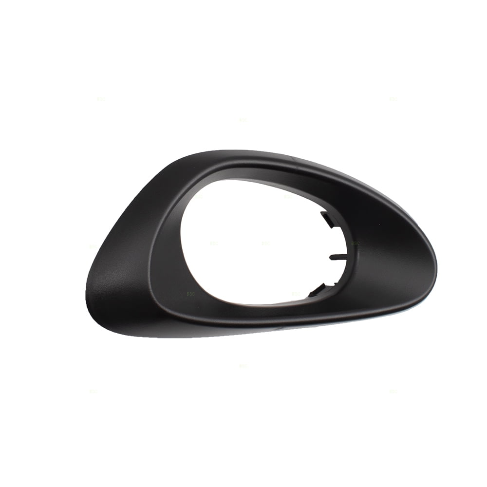 Door Handle Bezel Inside Textured Black Front Pair Set for Chevy Trailblazer EXT