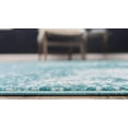 thumbnail image 4 of Unique Loom 3147018 5 x 5 ft. Grand Sofia Round Rug, Turquoise, 4 of 5