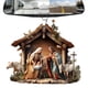 thumbnail image 4 of Adornos de belén, decoración del nacimiento de Jesús, colgante de belén plano de acrílico para decoración de árbol de Navidad de coche, 4 of 5