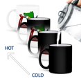 thumbnail image 4 of 3drose, Cute Funny Alligator on Treadmill Exercise Cartoon, 11oz Magic Transforming Mug, 4 of 7