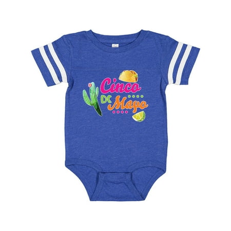 

Inktastic Cinco De Mayo with Cactus Lime and Taco Gift Baby Boy or Baby Girl Bodysuit