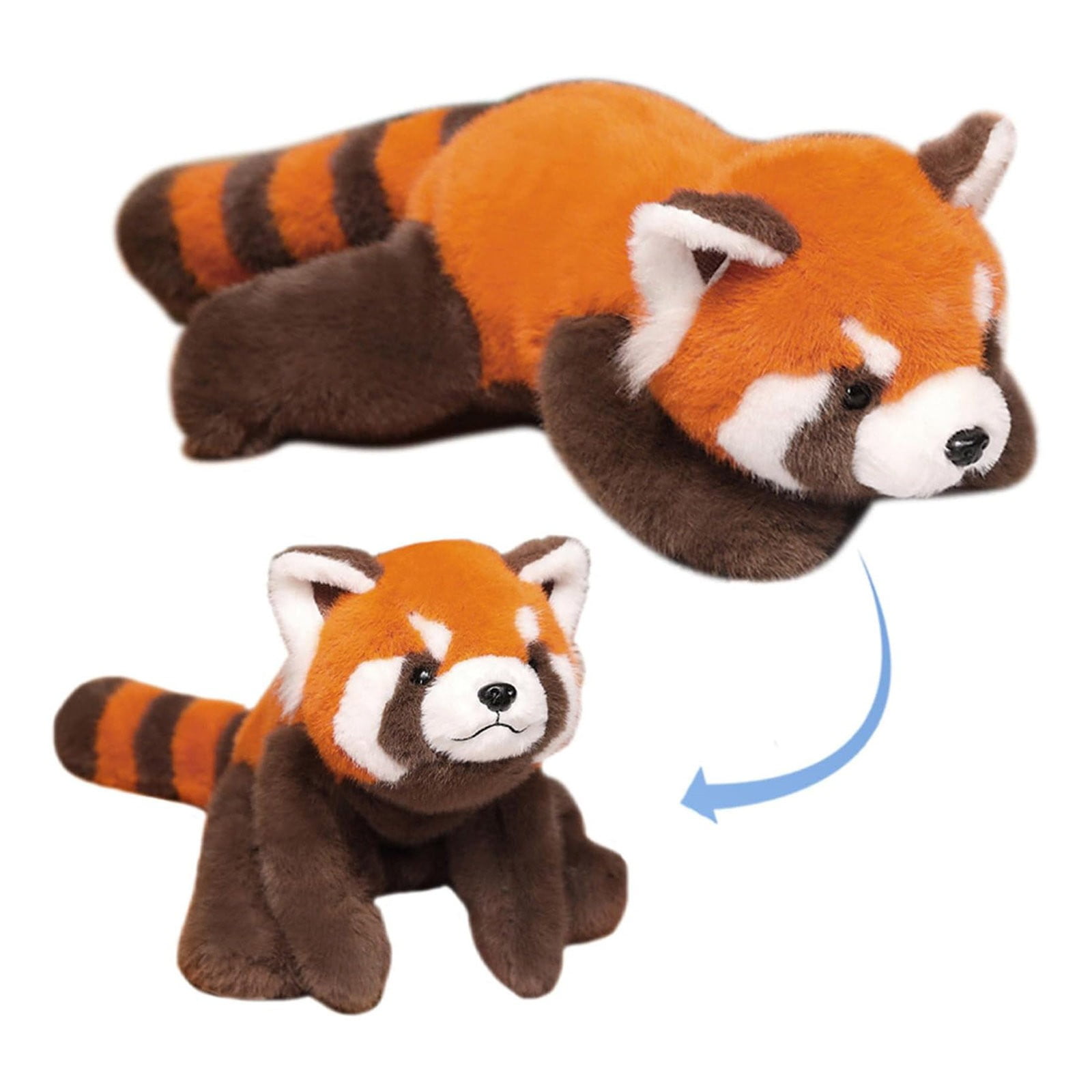 Red Panda Plush Toy Doll, Red Panda Weighted Stuffed Animals, Plush Pillow Cute Weighted Red Panda Plushies Toys for Kids Boys Girls Birthday Gift