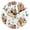 Black, variant on Capybara Cucumber Pattern Wall Clock 10in Round Artistic Oil Painting Home Decor Desk Table Clock
