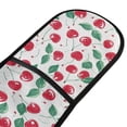 thumbnail image 2 of Dailycode Double Sided Oven Mitt with Loop Heat Resistant Kitchen Long Potholders 7" x 35" Cherry Fruit with Leaf, 2 of 6