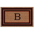 thumbnail image 3 of Calloway Mills Calloway Mills Esquire Monogram Outdoor Doormat, Extra-thick 18" x 30" (Letter P), 3 of 5