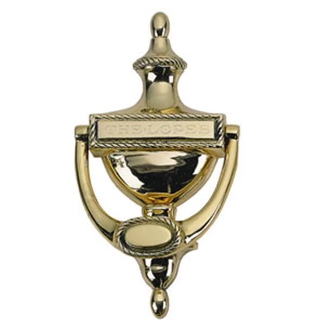 Clignotant de Porte de Corde 8 Po en Laiton Poli