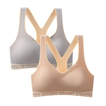

sports bras for women high support large bust 2PC Women Casual Large Size Sports Yoga Fitness Sports Back Underwear Bra