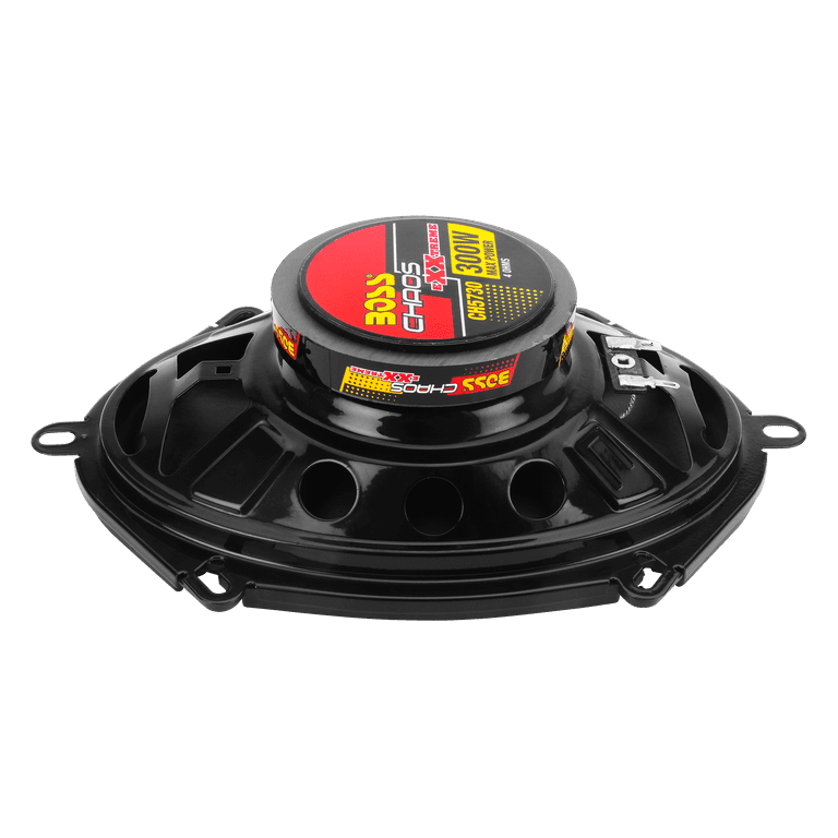 BOSS CH5730 Chaos Series Car Speakers, 5x7 Inch, 300W Max, 3 Way