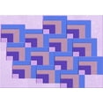 thumbnail image 1 of Ahgly Company Machine Washable Indoor Rectangle Transitional Mauve Purple Area Rugs, 4' x 6', 1 of 7