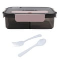 thumbnail image 4 of Contenedor de almuerzo para niños Jadeshay 3 compartimentos 1500ml PP silicona, 4 of 12