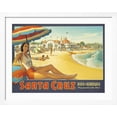 thumbnail image 4 of Art.com Visit Santa Cruz Art Print by Kerne Erickson, White Frame Wall Art, 40" x 32", 4 of 4