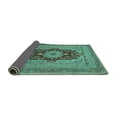 thumbnail image 2 of Ahgly Company Indoor Rectangle Medallion Turquoise Blue Traditional Area Rugs, 8' x 12', 2 of 4