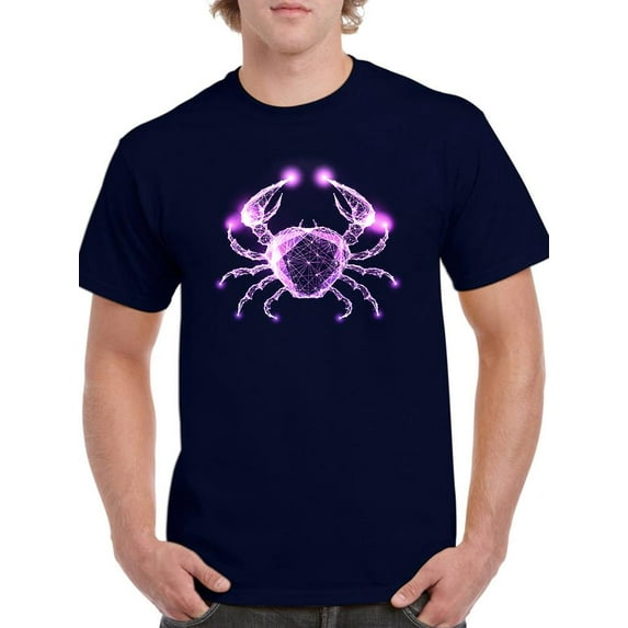 Neon Crab T-Shirt Men -Image by Shutterstock, Male XX-Large