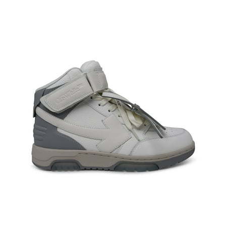 

Off-White Uomo Out Of Office Mid White Leather Sneakers