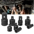 thumbnail image 1 of Fugacal Socket Reducer Converter, Professional Black Colour Socket Reducer, Socket Adapter, Chrome Vanadium Steel Wide Application For Repair Hardware Repair Supplies, 1 of 8