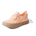 thumbnail image 6 of YLYL Women Knit Platform Sneakers Lace up No Slip Breathable Mesh Lightweight Casual Walking Shoes, 6 of 9