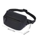 thumbnail image 3 of Bandolera impermeable de nylon para hombre | Mochila deportiva ligera de hombro | Compartimento espacioso, puerto para auriculares | Gris Azul, Negro Durable Travel Messenger de 28x15x9cm, 3 of 6
