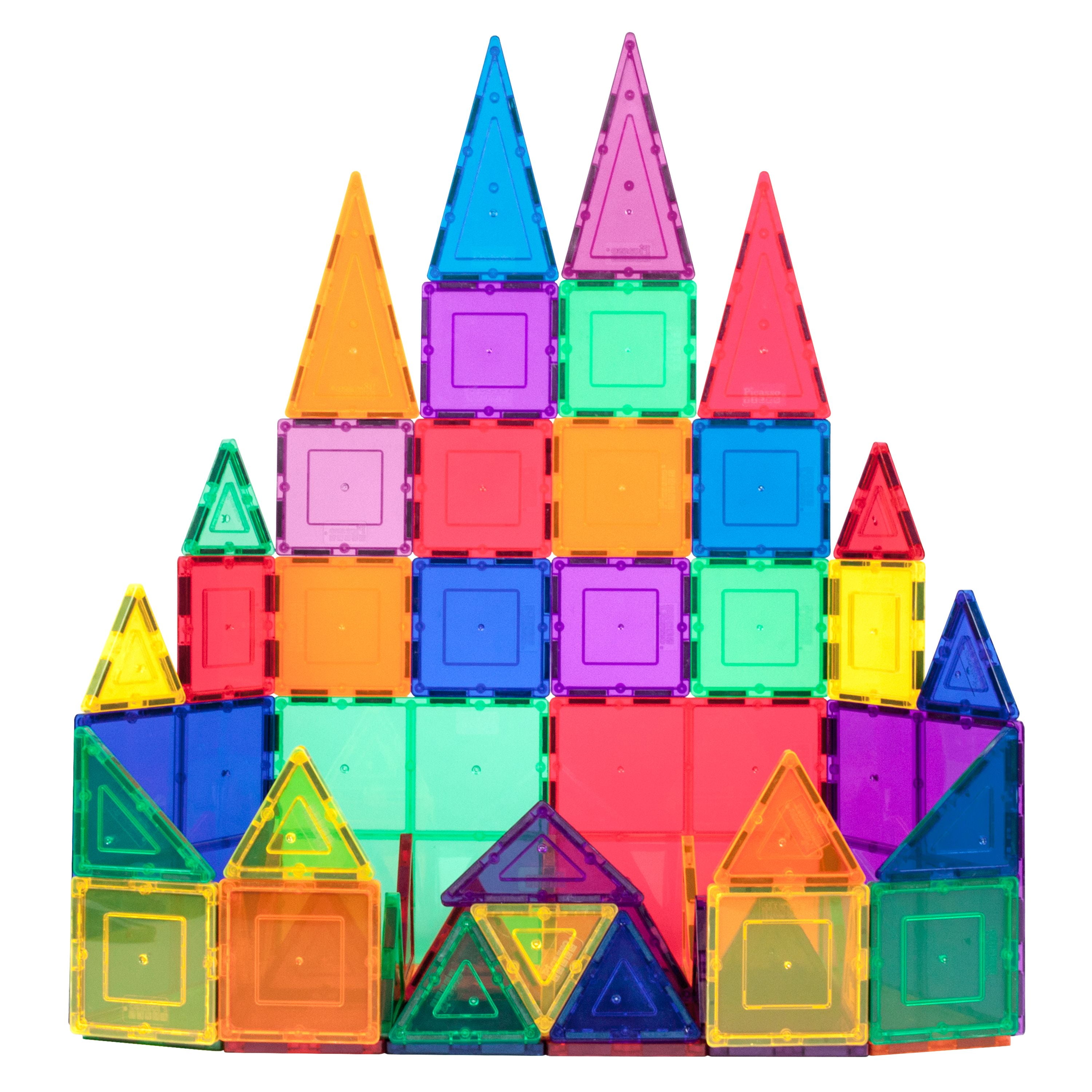 picassotiles 60 piece set 60pcs magnet building tiles