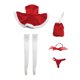 thumbnail image 1 of 1/6 Modelo De Calcetines De Navidad Para La Cabeza Para Figura De Acción De 12 Pulgadas Rojo + Blanco Sunnimix Ropa de figura de acción femenina, 1 of 8