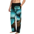 thumbnail image 6 of Sikiie Blue Viper Snake Pajama Pants Men, PJ Bottoms, Sleep & Lounge Pants-Small, 6 of 6