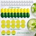 thumbnail image 2 of Coofit Simulation Lemon Plastic Mini 34PCS Lifelike Faux Lemon with 25PCS Faux Ice Cube, 2 of 10