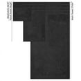 thumbnail image 3 of American Soft Linen Ensemble de 3 Pcs, Serviettes en Coton Turc 100 % Véritable de Qualité Supérieure et de Luxe - Noir, 3 of 3