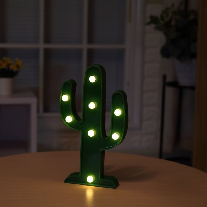 table lamp side decoration gift  220352 Cactus warm white LED Light 