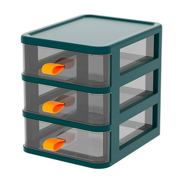 Ohufall Storage Cabinet - Polypropylene Material Drawer Type Organizer, Multi - Layer Storage Rack for Office & Study Supplies