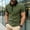 c04Green, variant on USNSM Golf Shirts for Men Quick Dry Short Sleeve Performance Shirts Moisture Wicking Collared Business Casual Striped Printed T-Shirt Red M