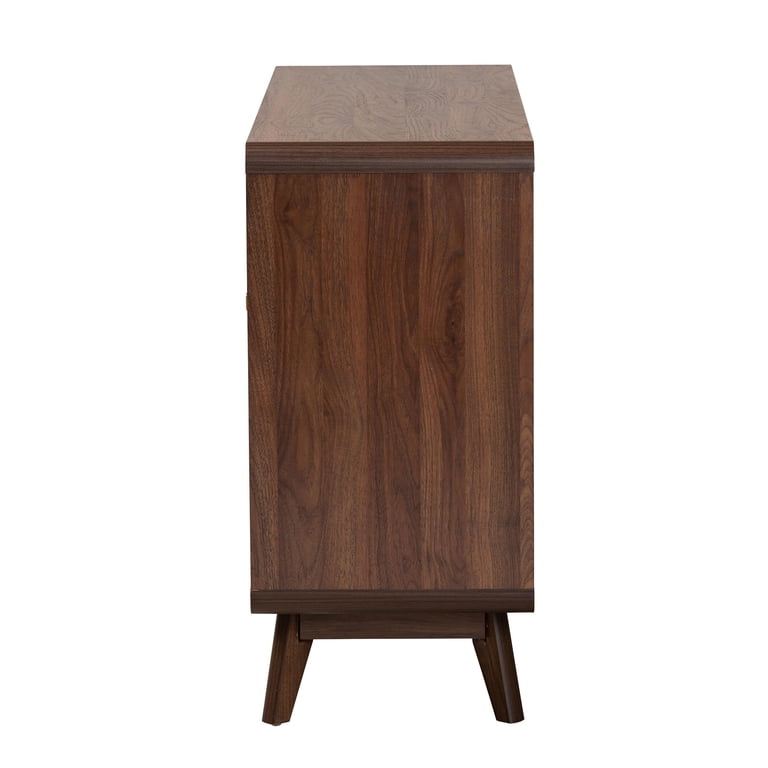 Baxton Studio Markell Mid-Century Modern Transitional Walnut Brown