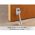 thumbnail image 7 of Brinks Commercial 5035100 5.16 in. Brass Satin Chrome Kick-Down Door Holder Mounts to Door, 7 of 7