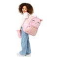 thumbnail image 2 of Wonder Nation Girl's 17" Leopard Cat Backpack & Lunch Box Set, Pink, 2 of 9
