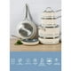 thumbnail image 4 of Sur La Table Kitchen Essentials Viva La Cantina Juego de ollas y sartenes de aluminio forjado antiadherentes con interior de cerámica de titanio libre de PFA, 10 piezas - Blanco y plateado en 2 tonos, 4 of 5