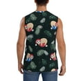 thumbnail image 4 of Daiia Baby Sloths Sleeping Printed Men's Tank Tops,Casual Soft Sleeveless Gym Muscle Shirts Bodybuilding Tee-Large, 4 of 8