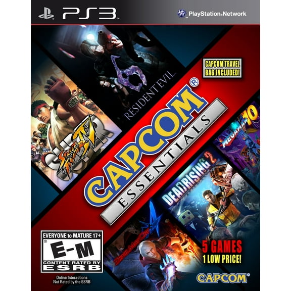 Capcom Essentials (with bag & 4 discs) - PlayStation 3