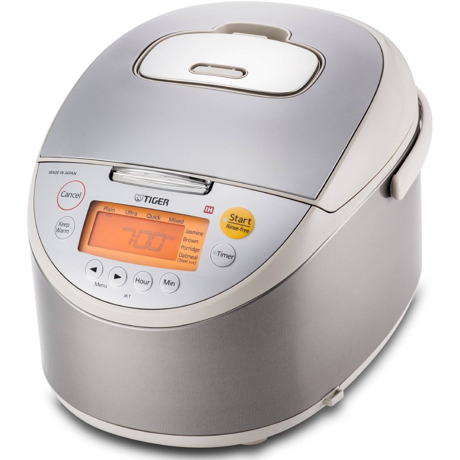 Tiger Induction Heating Rice Cooker, Stainless Steel, 10 Cups - Walmart Stainless Steel Rice Cooker Walmart