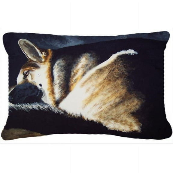 Day Dreamer German Shepherd Fabric Decorative Pillow