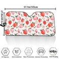 thumbnail image 5 of FOR U DESIGNS Strawberry Car Sunshade Folding Autoshade Sun Visor UV Sun and Heat Reflector Pink Windshield Sunshade Universal Fit Automotive Interior Accessories, 5 of 5